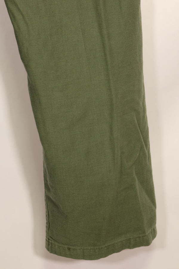 1950s TYPE 1 estimated SMALL US Army OG-107 Utility Pants Baker Pants Used B