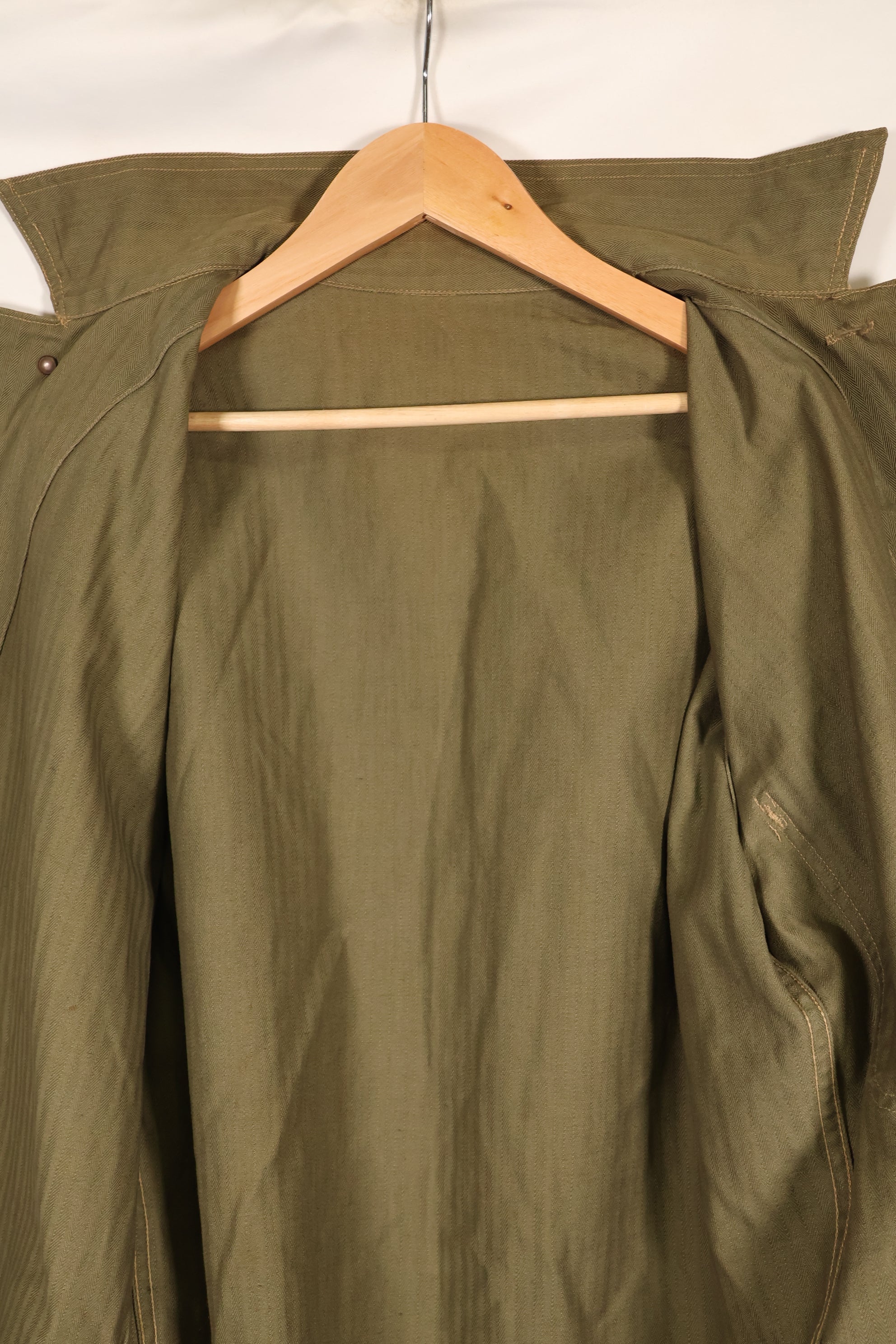 20 世纪 40 年代美国海军陆战队 P-41 HBT 通用夹克，状况良好，使用过。