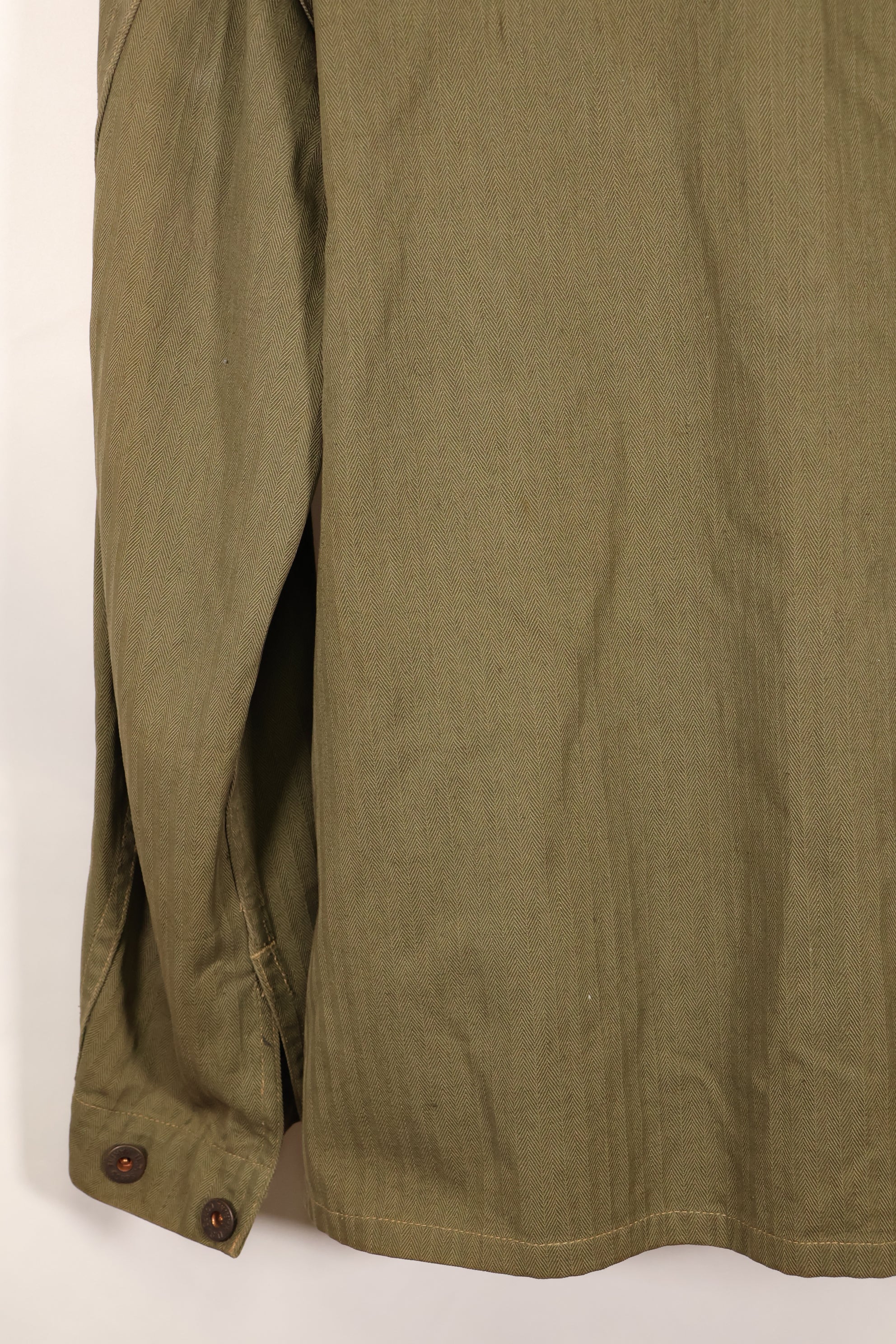 20 世纪 40 年代美国海军陆战队 P-41 HBT 通用夹克，状况良好，使用过。