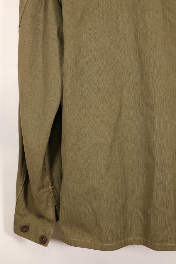 20 世纪 40 年代美国海军陆战队 P-41 HBT 通用夹克，状况良好，使用过。