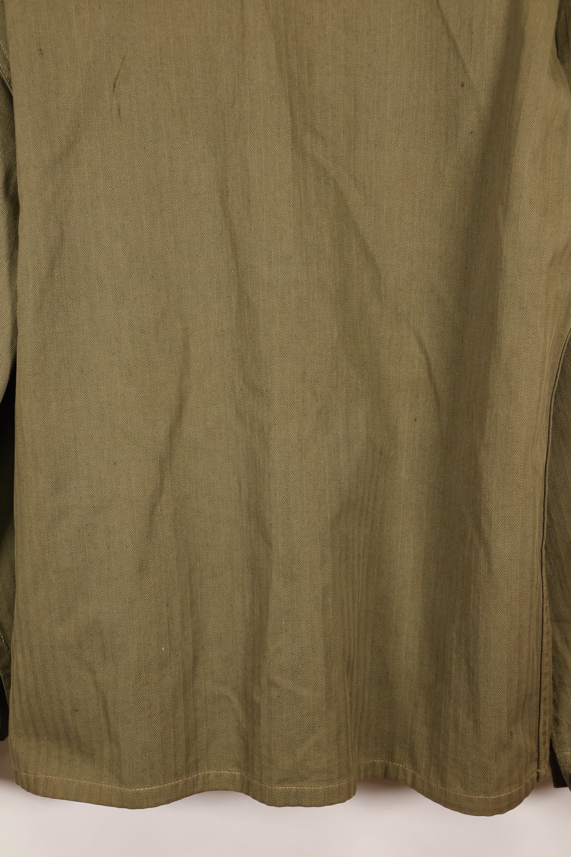 20 世纪 40 年代美国海军陆战队 P-41 HBT 通用夹克，状况良好，使用过。