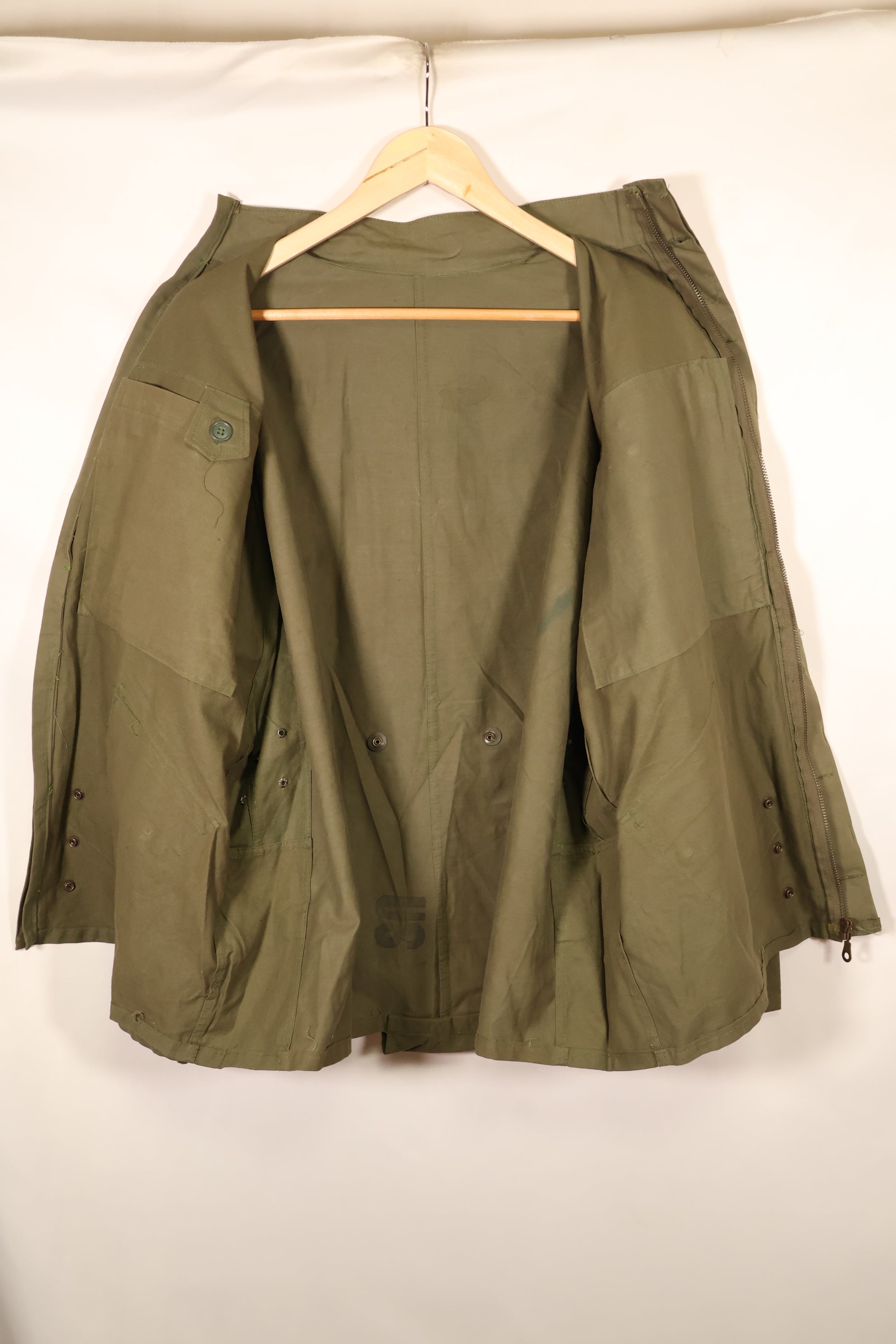 Made with Authentic U.S. Military Fabric—French Army Parachute Jacket TAP 47/51—Replica Jacket A
