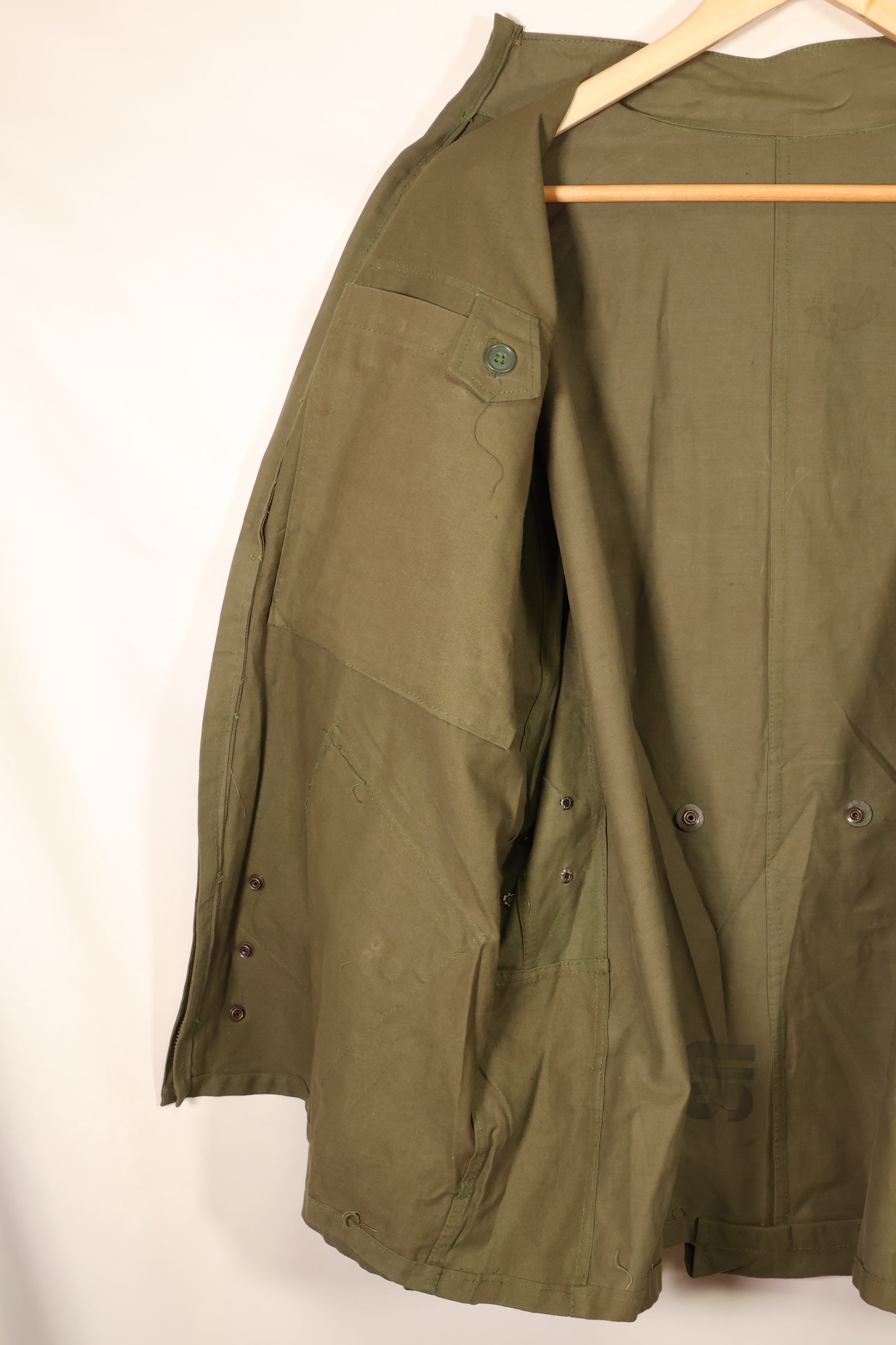 Made with Authentic U.S. Military Fabric—French Army Parachute Jacket TAP 47/51—Replica Jacket A