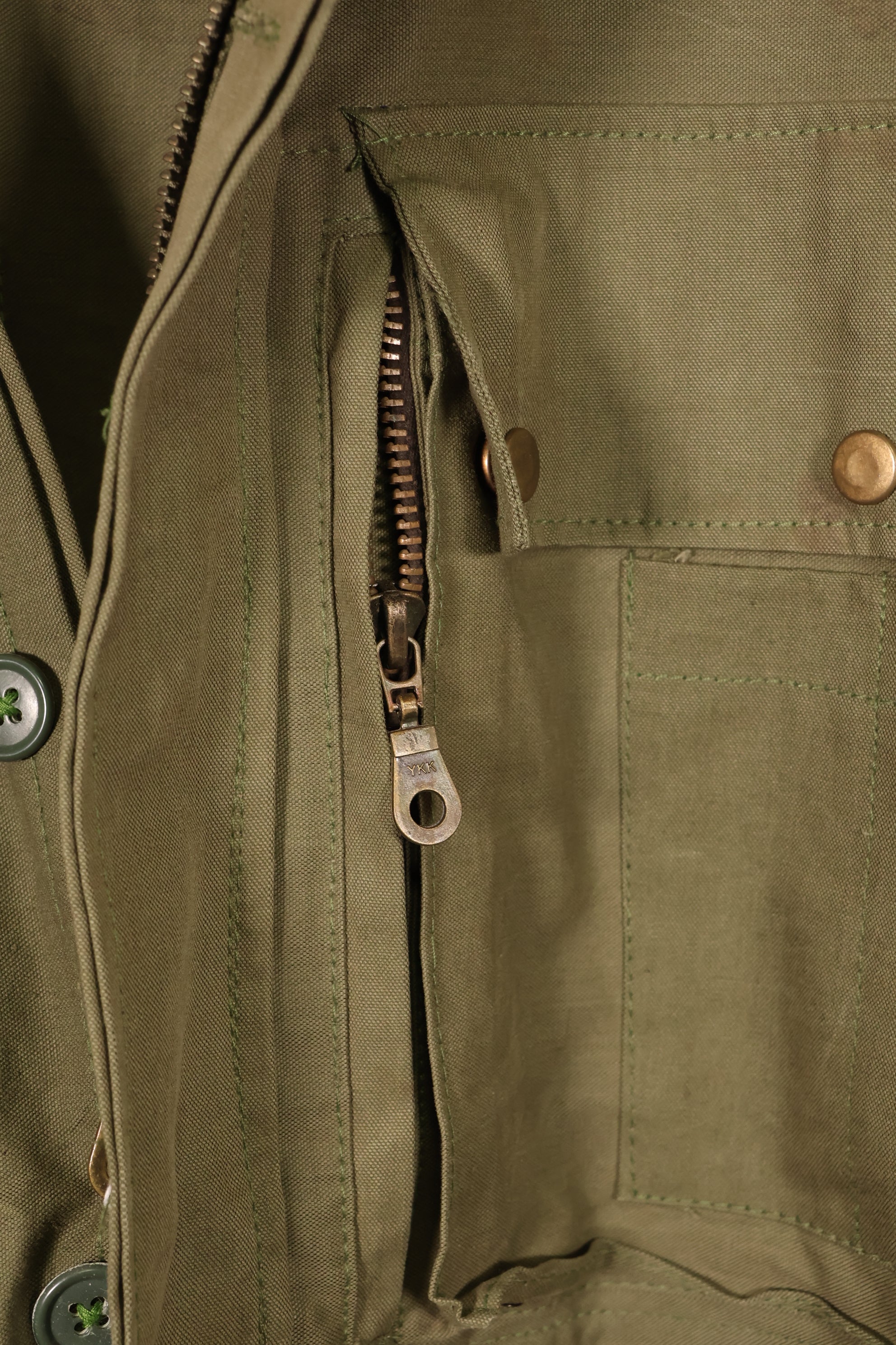 Made with Authentic U.S. Military Fabric—French Army Parachute Jacket TAP 47/51—Replica Jacket A