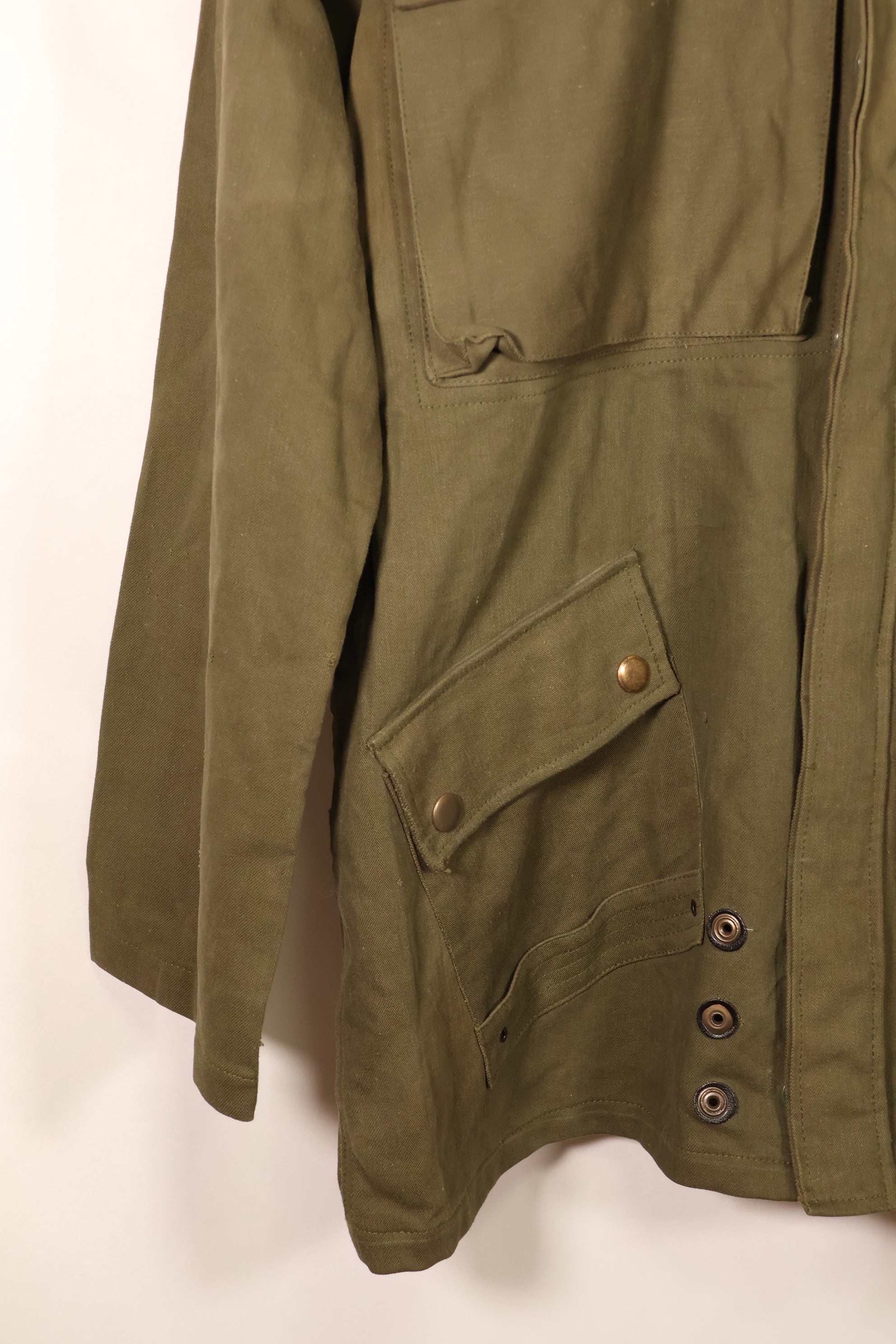 Made with Authentic U.S. Military Fabric—French Army Parachutist Jacket TAP 47/51—Replica Jacket—B