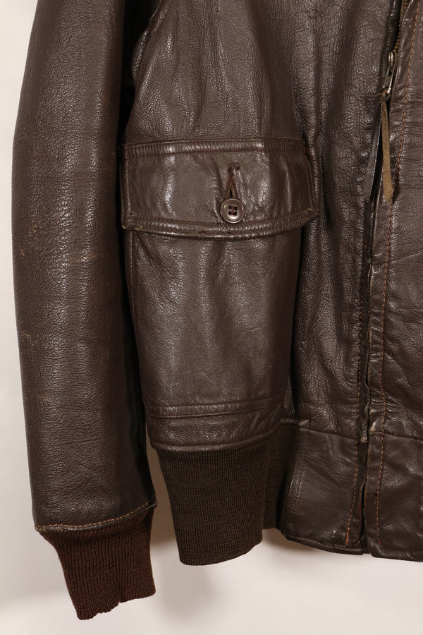 1970 contract size 42 G-1 flight jacket USS AMERICA with patch, used.