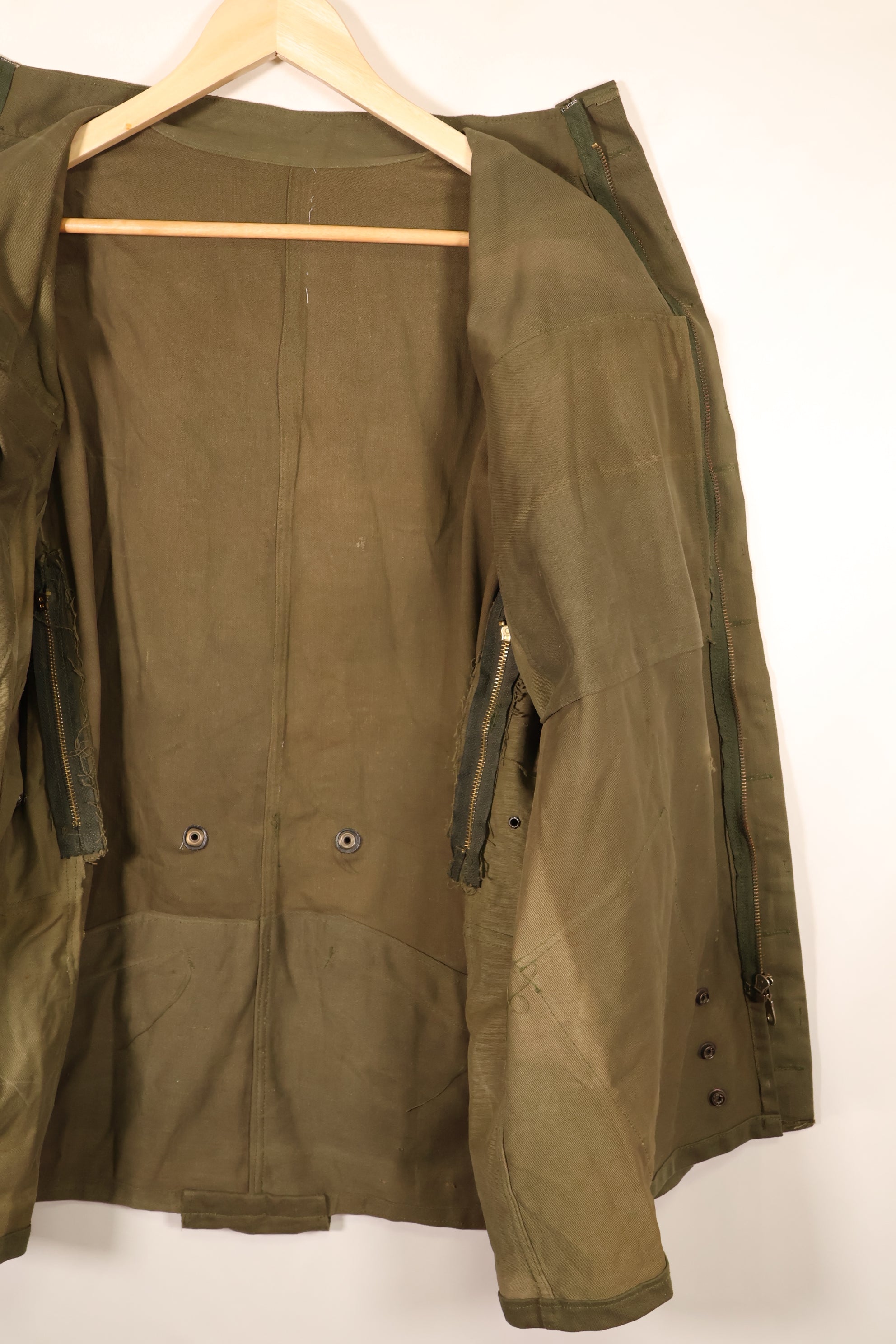 Made with Authentic U.S. Military Fabric—French Army Parachutist Jacket TAP 47/51—Replica Jacket—B