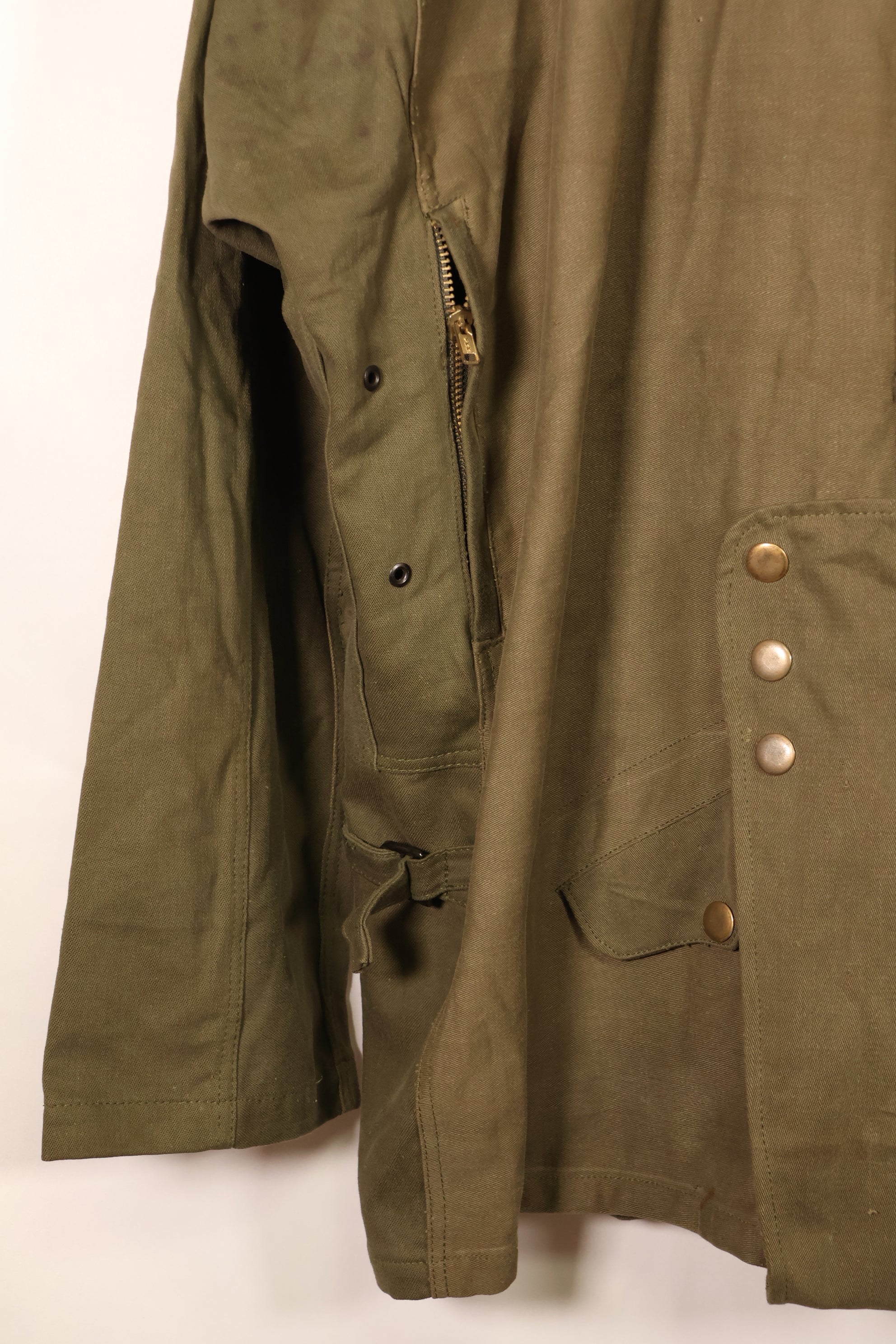 Made with Authentic U.S. Military Fabric—French Army Parachutist Jacket TAP 47/51—Replica Jacket—B