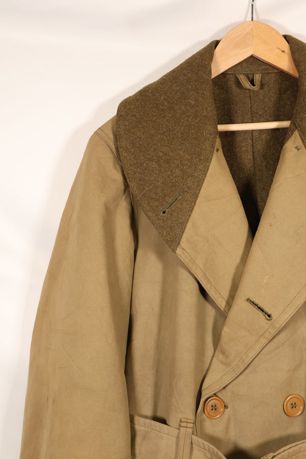 1940's U.S. Army Mackinaw Coat Jeep Coat, used.