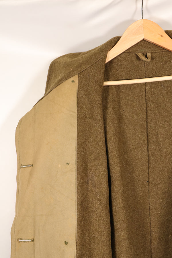 1940's U.S. Army Mackinaw Coat Jeep Coat, used.