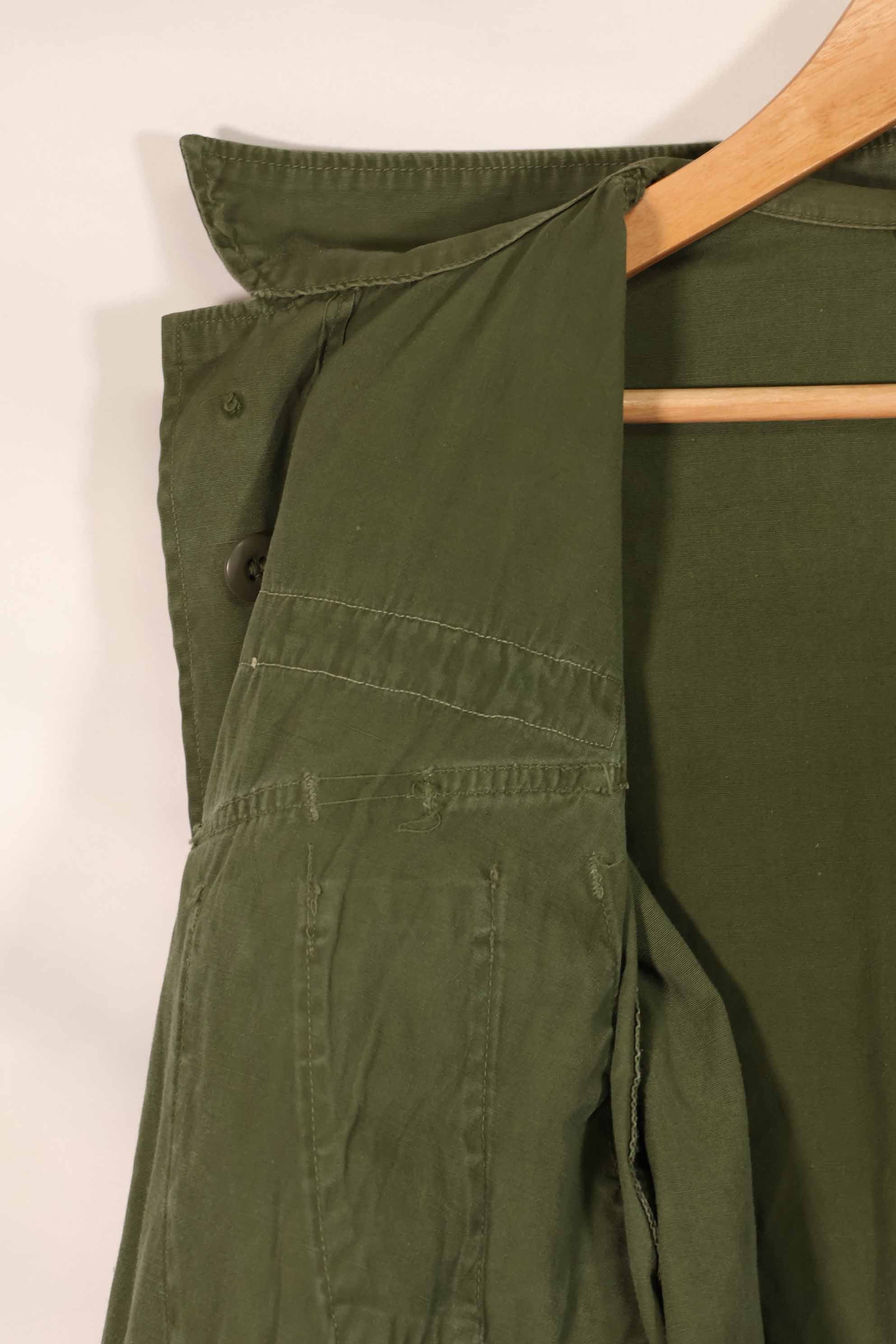 Real 3rd Model Jungle Fatigue Jacket manufactured circa 1966-67 2nd Model eclectic S-L used