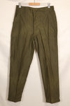 1974 Accounting TYPE 3 36 x 31 US Army OG-107 Utility Pants Baker Pants Used