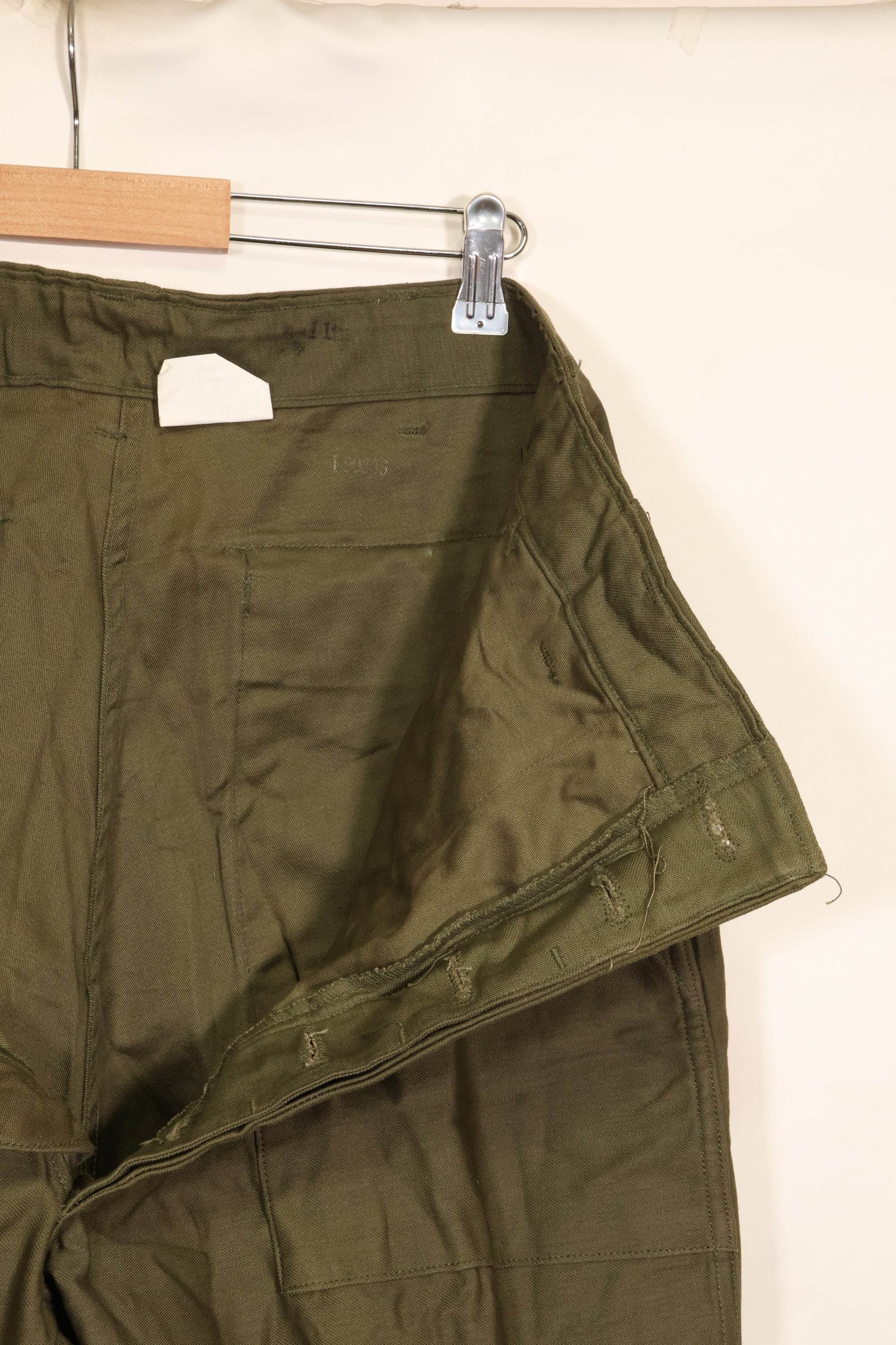 1974 Accounting TYPE 3 36 x 31 US Army OG-107 Utility Pants Baker Pants Used