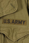 1970 Contract M-R 2nd Model M65 Field Jacket, Original Tape Attached, Used