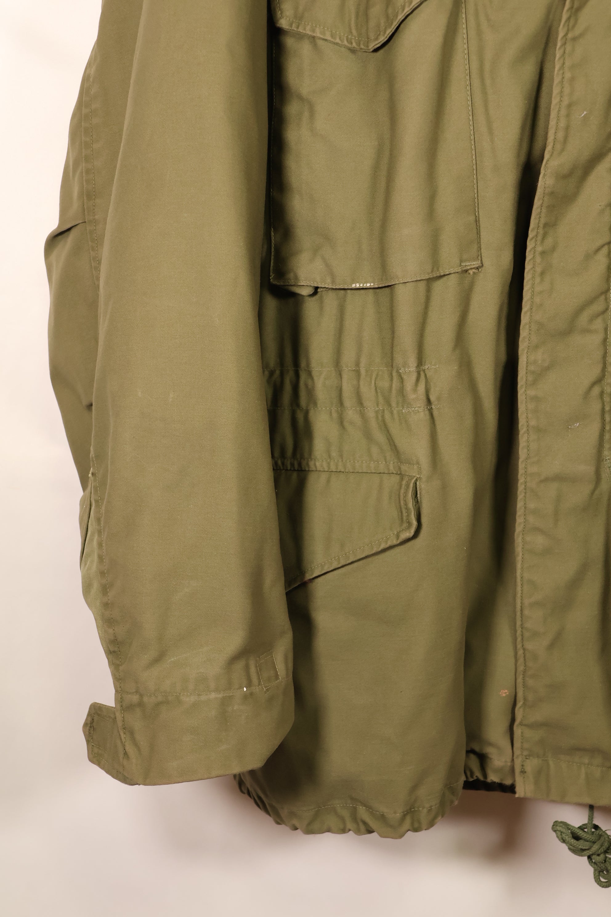 Mid-1960s, M-R, 2nd Model M65 Field Jacket, Early Production, with Civilian Liner, Used