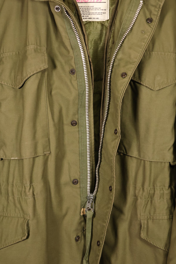 Mid-1960s, M-R, 2nd Model M65 Field Jacket, Early Production, with Civilian Liner, Used