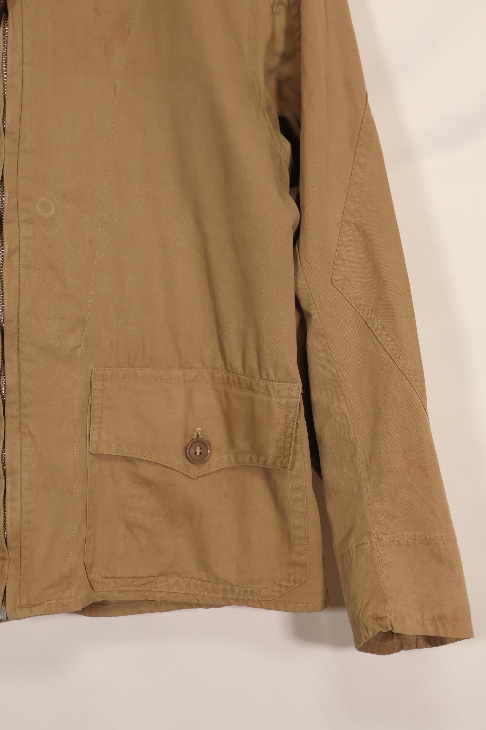 Early 1940s US Navy M421-a summer flight jacket, used.