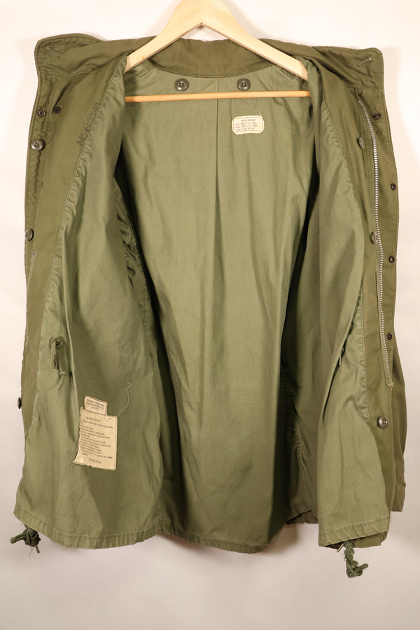 Mid-1960s, M-R, 2nd Model M65 Field Jacket, Early Production, with Civilian Liner, Used