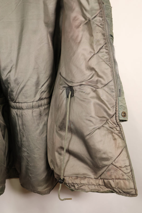 1950 年代大型美国空军美国空军 N3-B 飞行夹克，使用过，有钢印。