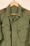 Estimated 1963–64 Contract; Estimated S-S; U.S. Marine Corps; 1st Model Jungle Fatigue Jacket; Repaired; Used