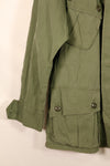 Estimated 1963–64 Contract; Estimated S-S; U.S. Marine Corps; 1st Model Jungle Fatigue Jacket; Repaired; Used