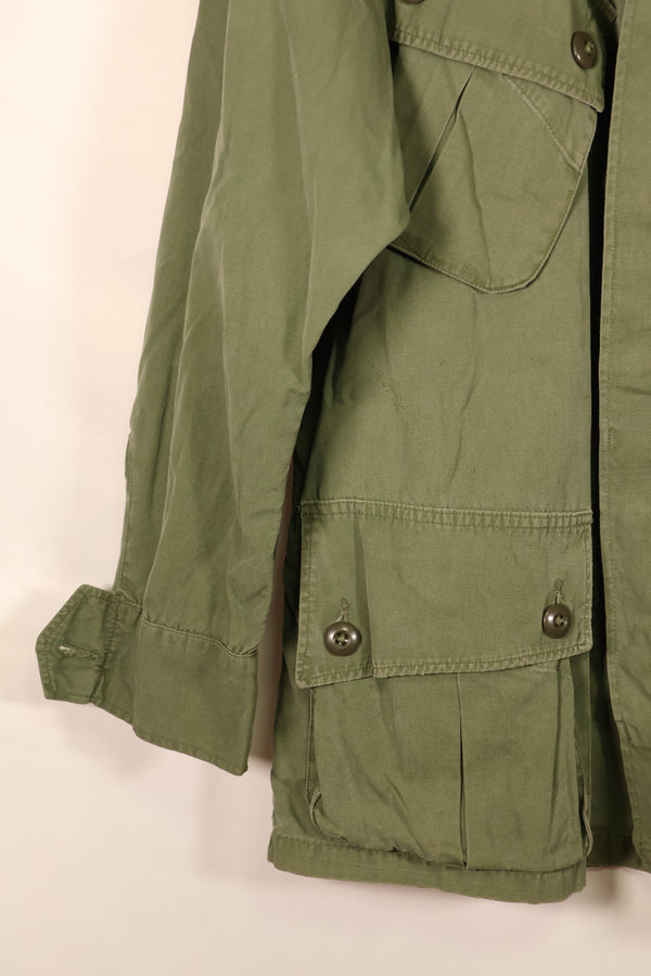 Estimated 1963–64 Contract; Estimated S-S; U.S. Marine Corps; 1st Model Jungle Fatigue Jacket; Repaired; Used