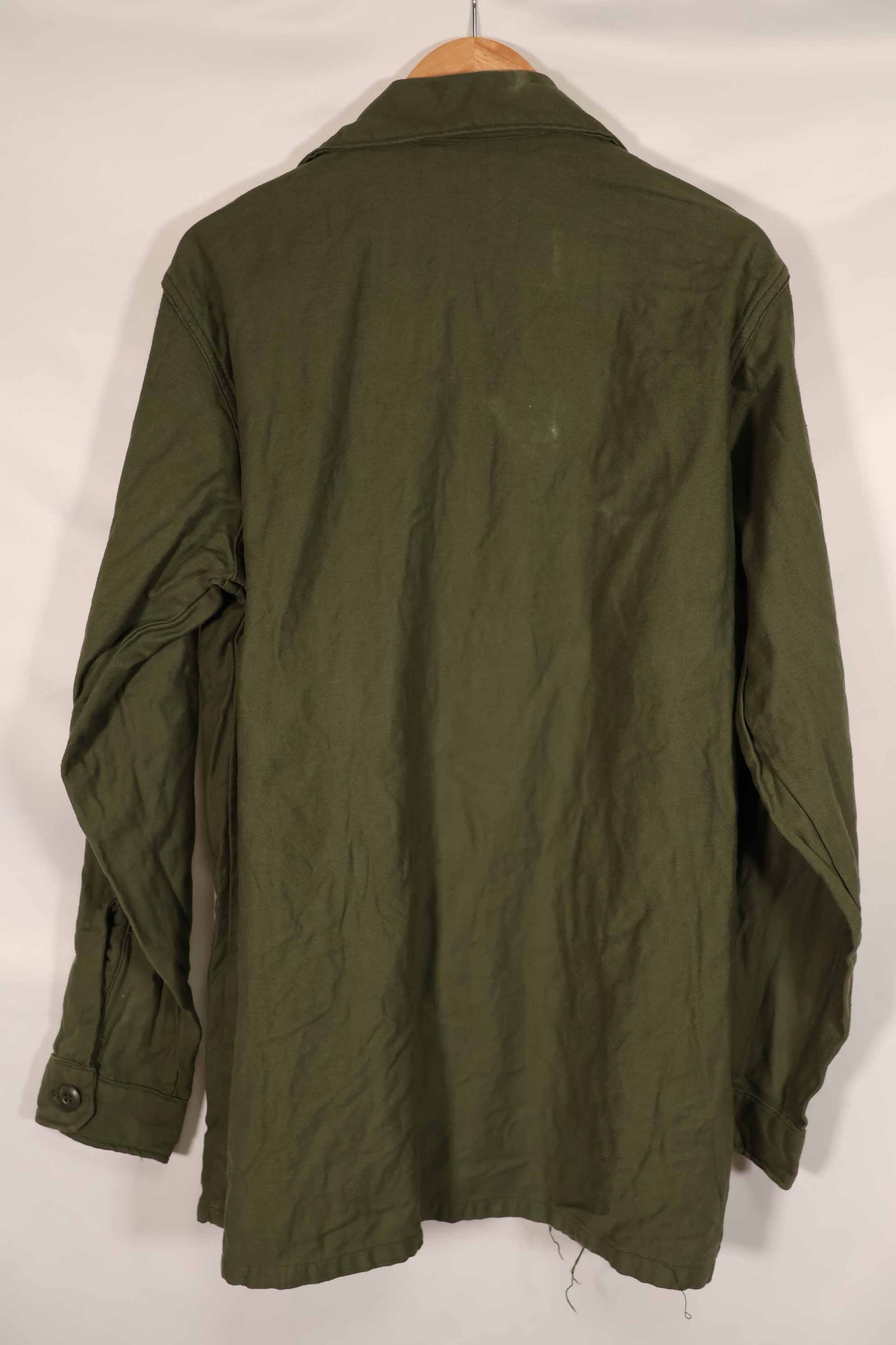 Real 1971 U.S. Army OG-107 utility shirt, almost unused A