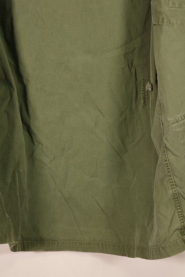 Estimated 1963–64 Contract; Estimated S-S; U.S. Marine Corps; 1st Model Jungle Fatigue Jacket; Repaired; Used