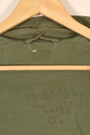 Estimated 1963–64 Contract; Estimated S-S; U.S. Marine Corps; 1st Model Jungle Fatigue Jacket; Repaired; Used