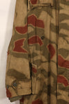 1960s-70s West German BGS Tan &amp; Water Camouflage Field Parka with liner, used.