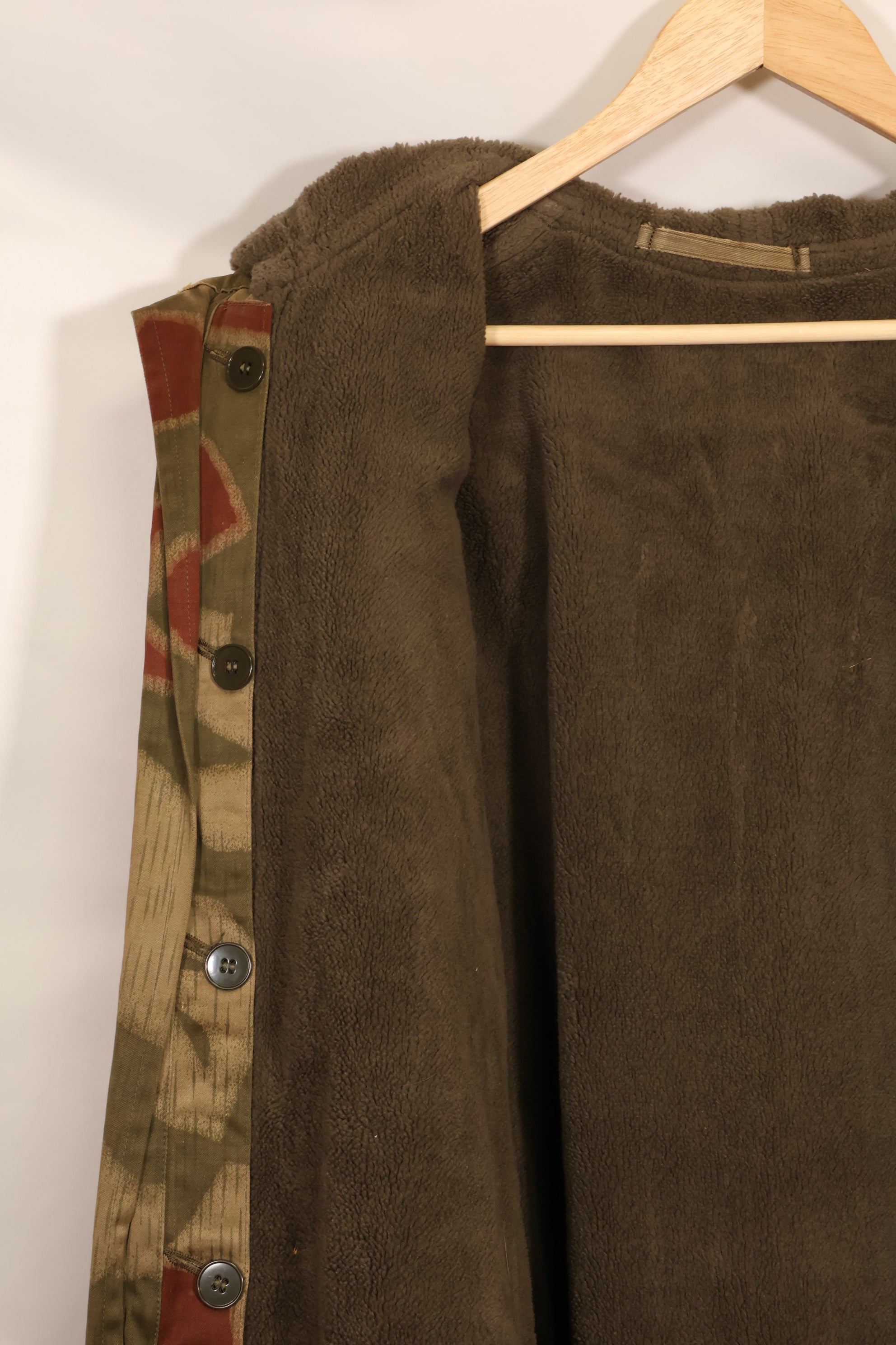 1960s-70s West German BGS Tan & Water Camouflage Field Parka with liner, used.