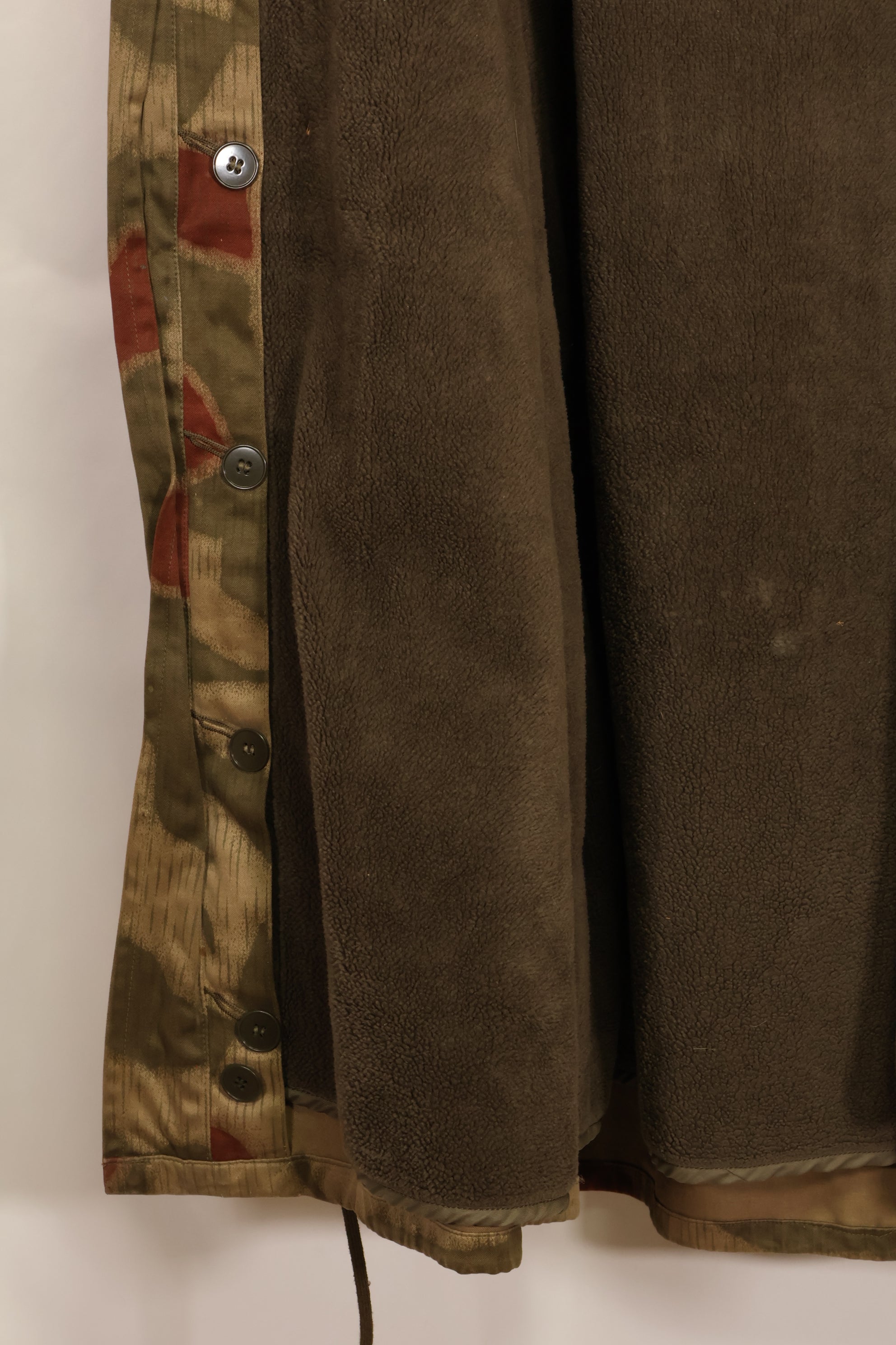 1960s-70s West German BGS Tan & Water Camouflage Field Parka with liner, used.