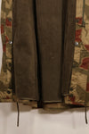 1960s-70s West German BGS Tan &amp; Water Camouflage Field Parka with liner, used.
