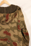 1960s-70s West German BGS Tan &amp; Water Camouflage Field Parka with liner, used.