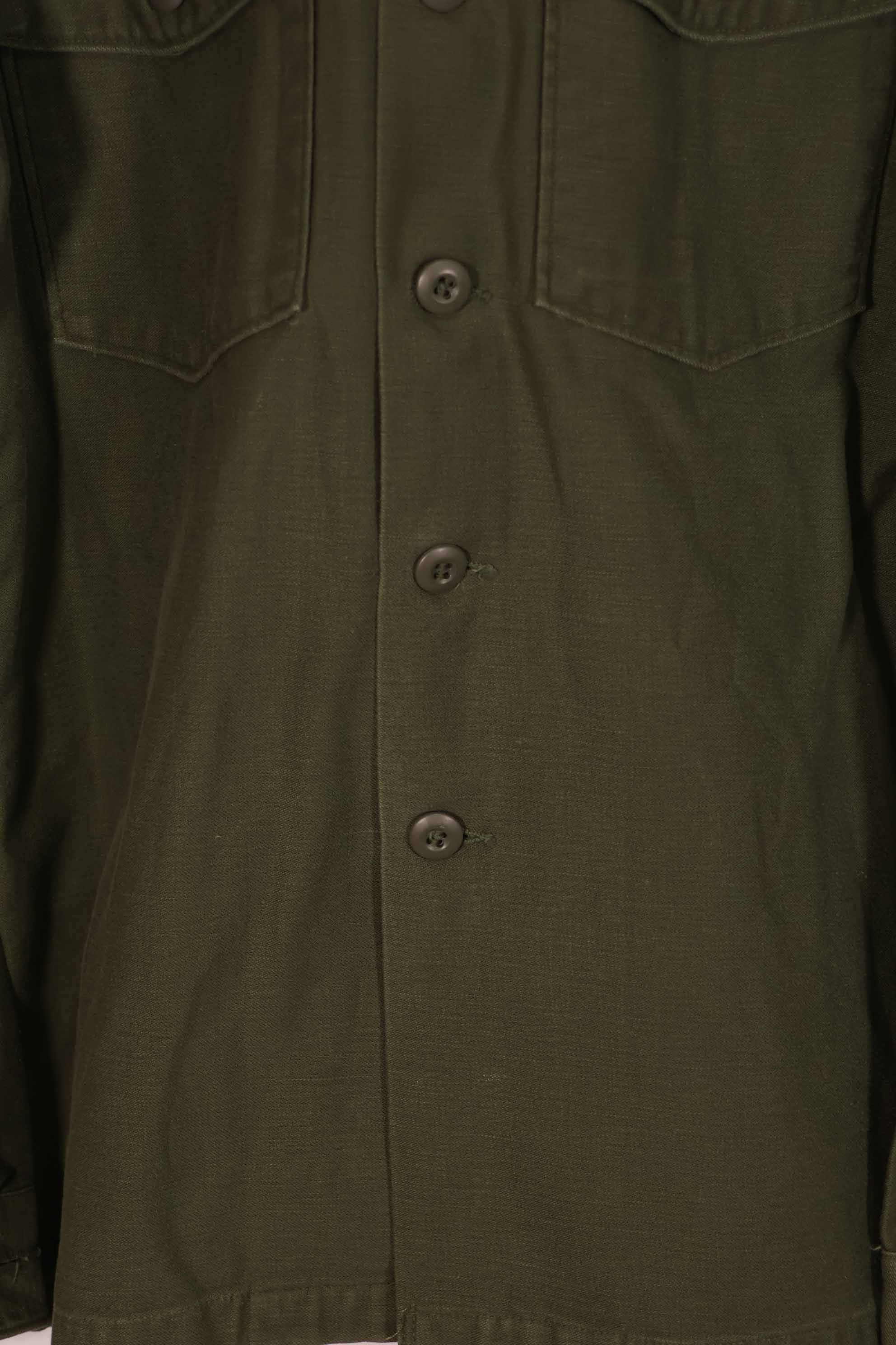 Real 1973 U.S. Army OG-107 Utility Shirt 16 1/2 x 36 Used E