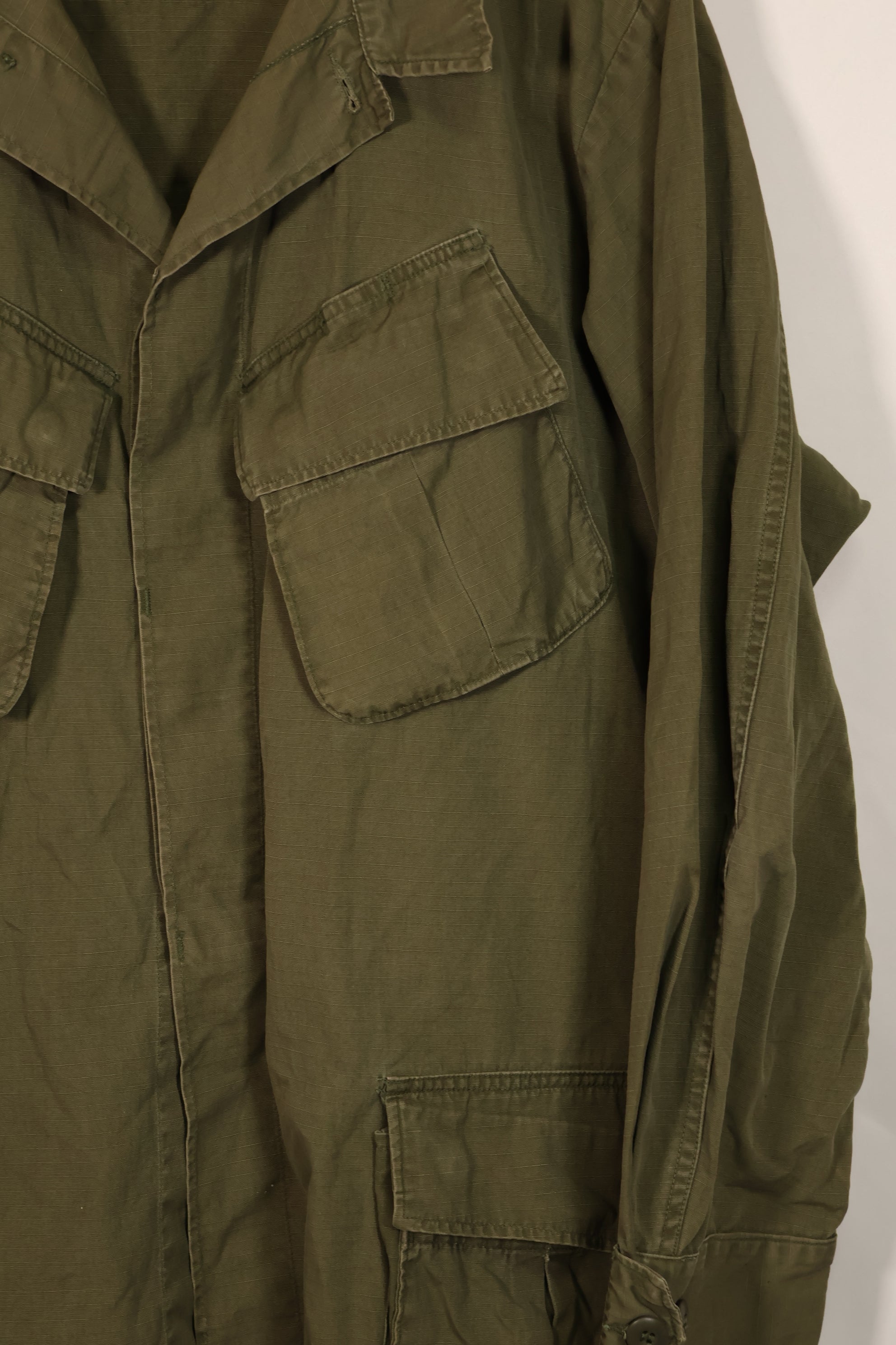 Real 1969 4th Model Jungle Fatigue Jacket X-L-R Large Size Used