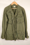 1970 Contract M-S 4th Model Jungle Fatigue Jacket, faded, used.