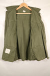 1970 Contract M-S 4th Model Jungle Fatigue Jacket, faded, used.