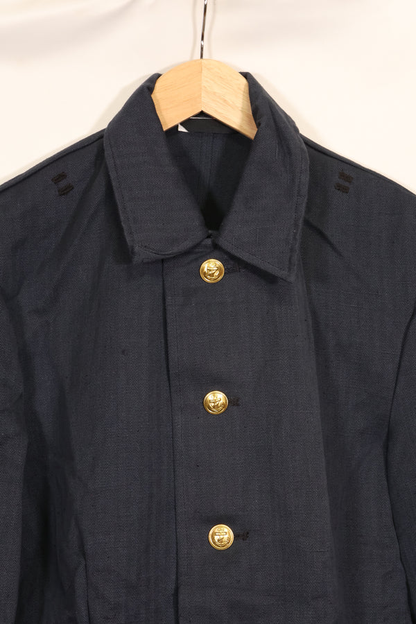 1958 East German Navy HBT utility jacket, unused.