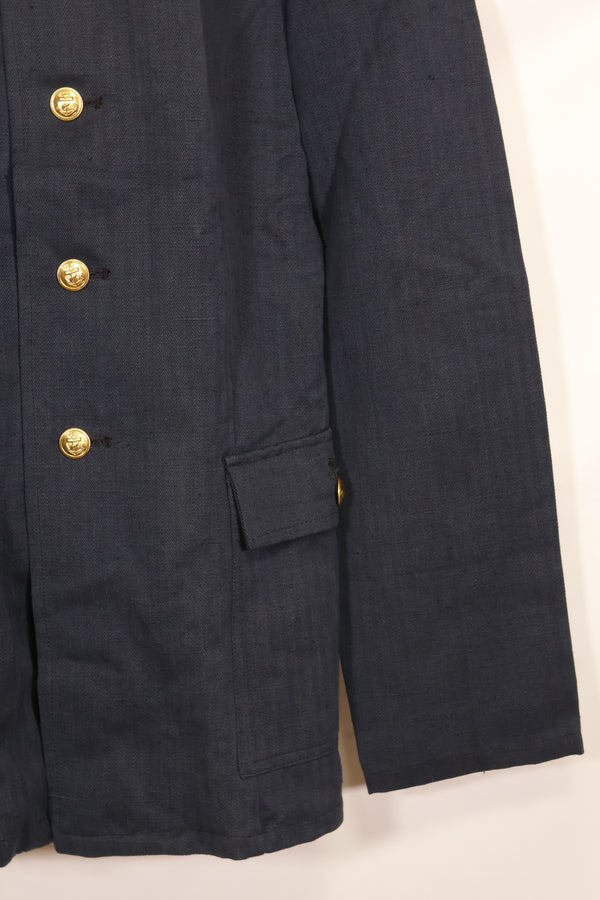 1958 East German Navy HBT utility jacket, unused.