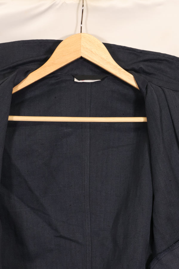 1958 East German Navy HBT utility jacket, unused.