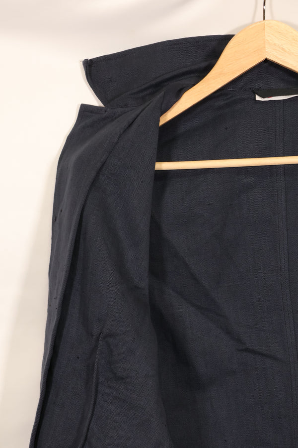 1958 East German Navy HBT utility jacket, unused.