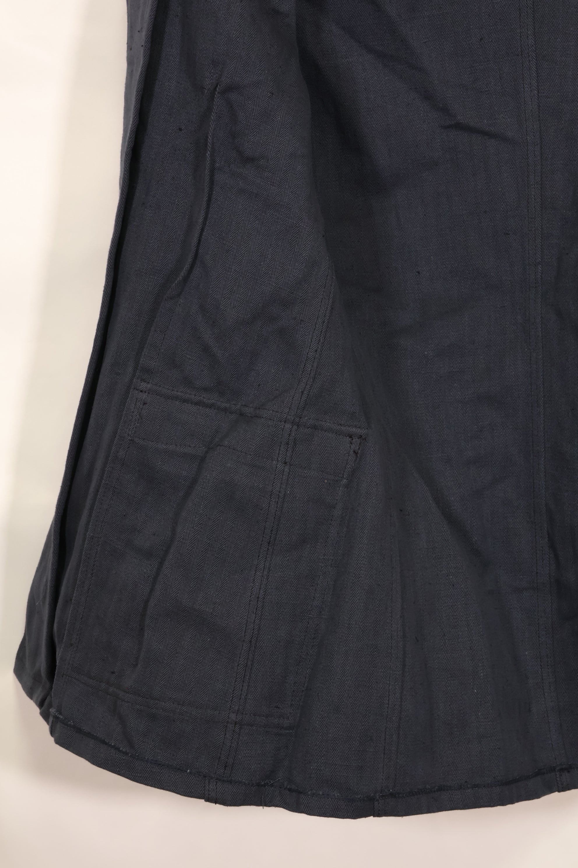 1958 East German Navy HBT utility jacket, unused.