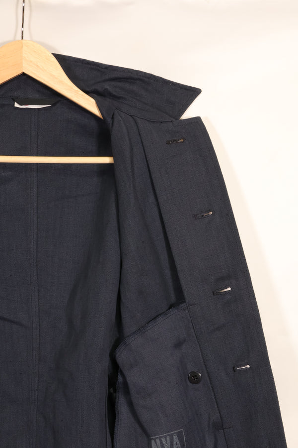 1958 East German Navy HBT utility jacket, unused.