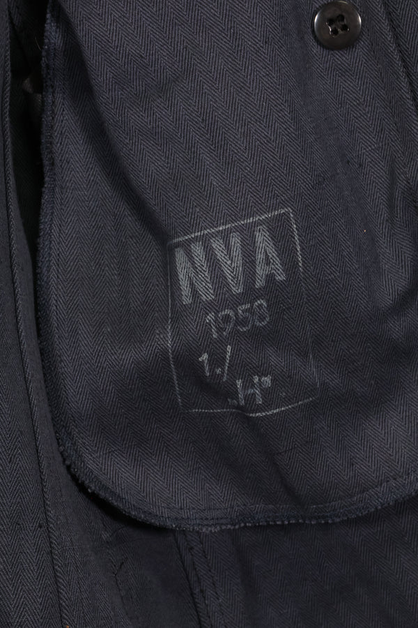 1958 East German Navy HBT utility jacket, unused.