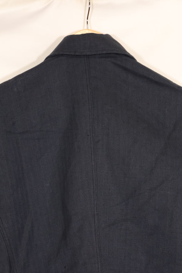 1958 East German Navy HBT utility jacket, unused.