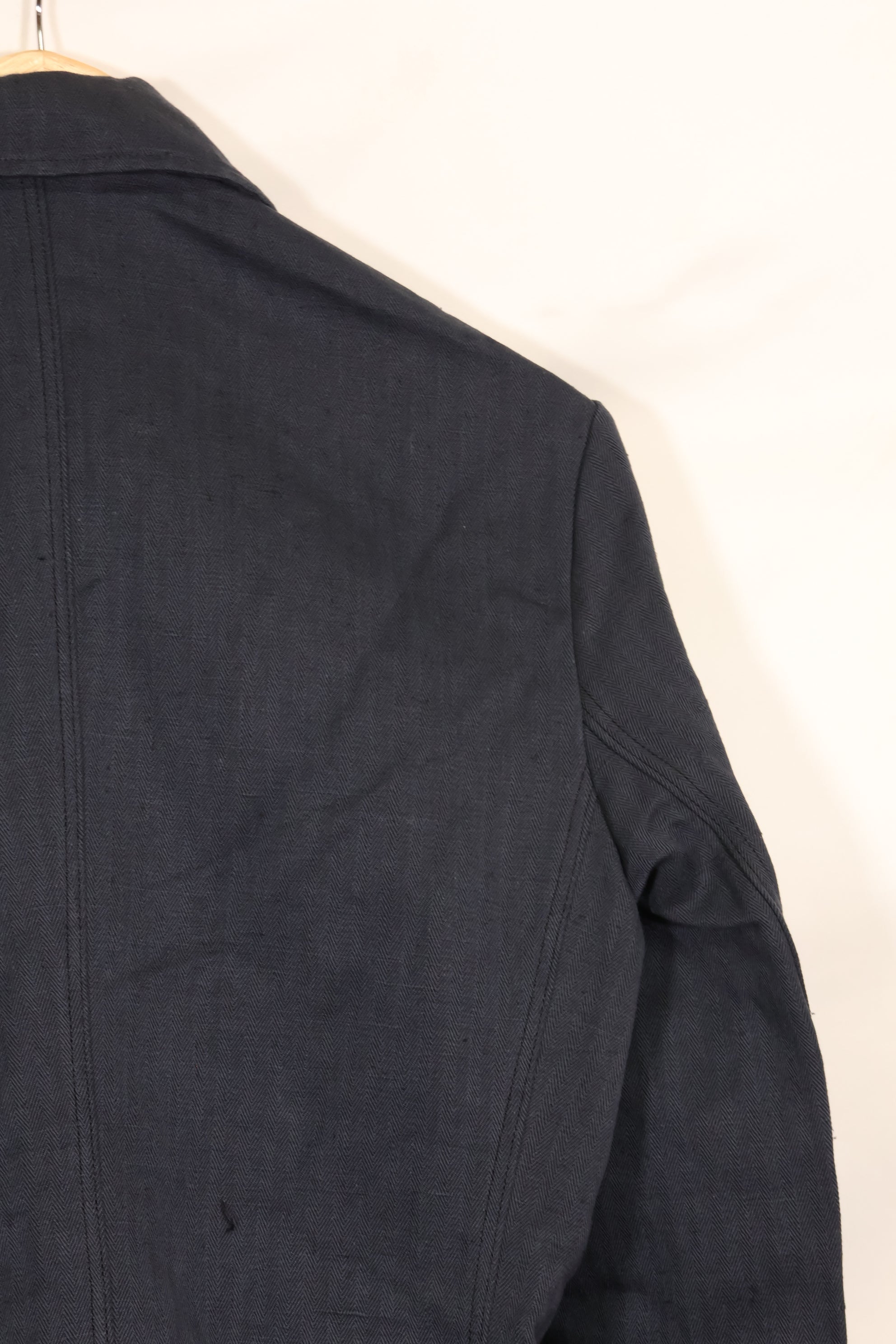 1958 East German Navy HBT utility jacket, unused.