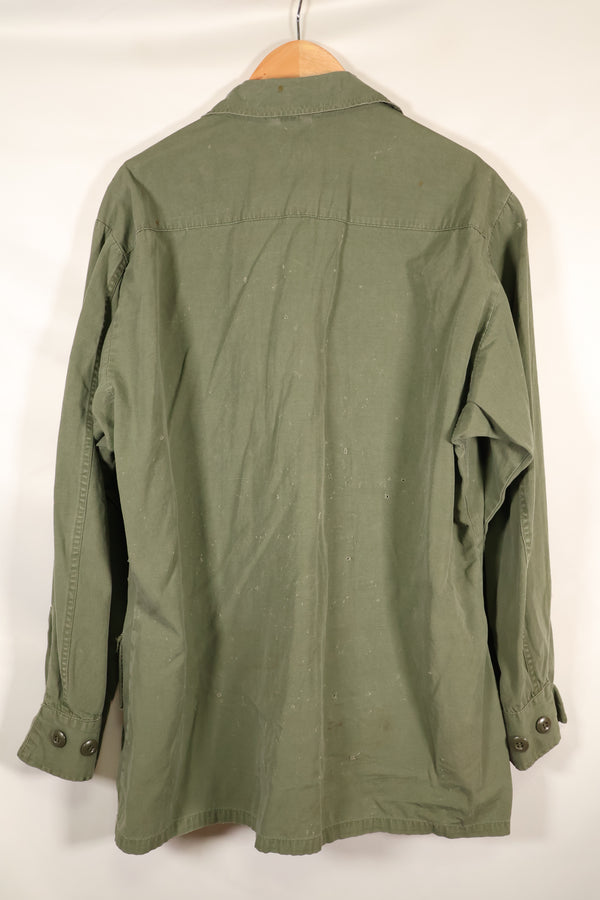 1967 Contract M-S Non Ripstop 3rd Model Jungle Fatigue Jacket with Tape Used