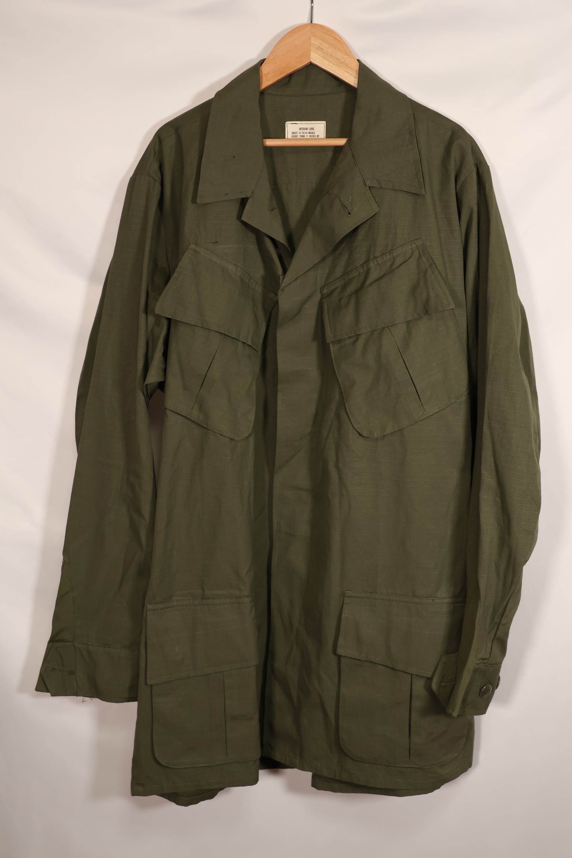 Real Deadstock 1968 4th Model Jungle Fatigue Jacket M-L