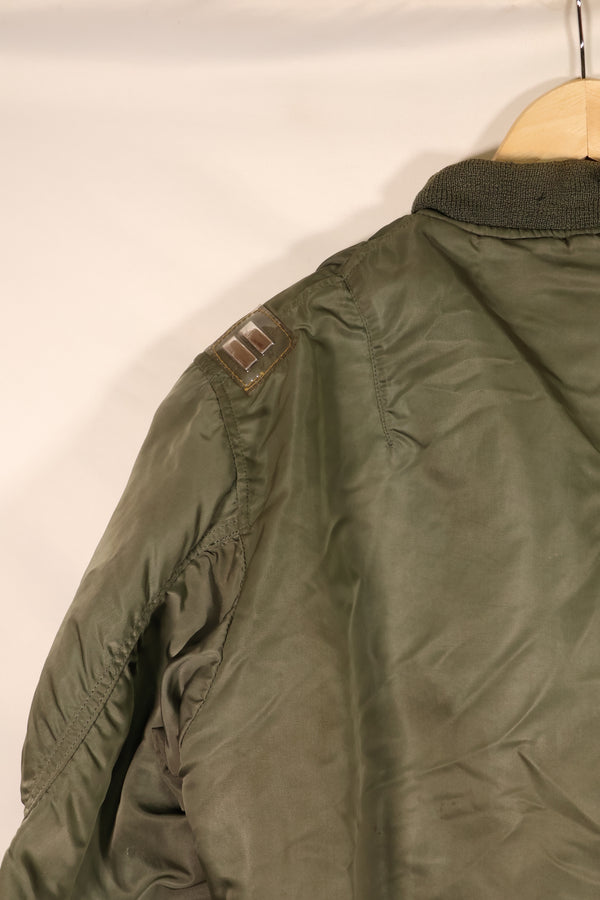 1970 Contract, LARGE, U.S. Air Force (USAF), MA-1 Flight Jacket, Original Patches, Used